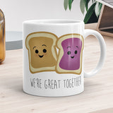 We're Great Together (Peanut Butter and Jelly) - Mug