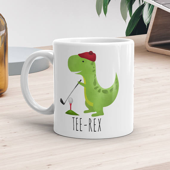 Tee-Rex (Golfing Dinosaur) - Mug