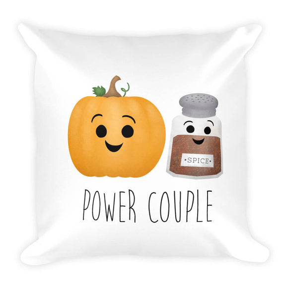 Power Couple (Pumpkin Spice) - Pillow