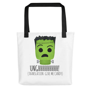 Frankenstein (Translation: Give Me Candy) - Tote Bag