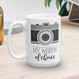 My Weapon Of Choice (Camera) - Mug
