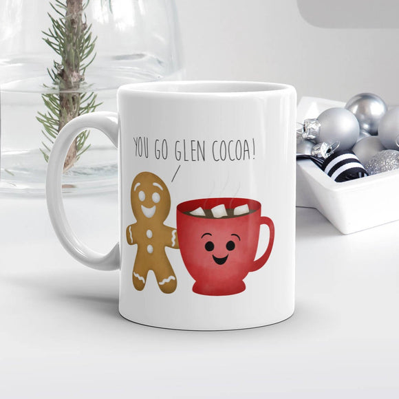 You Go Glen Cocoa (Hot Cocoa And Gingerbread Cookie) - Mug