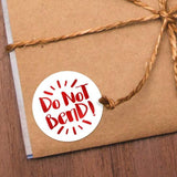 Do Not Bend (Bold) - Stickers