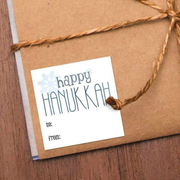 Happy Hanukkah (Gift Tag) - Stickers