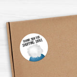 Thank You For Shopping Small (Pom Pom Hat) - Stickers