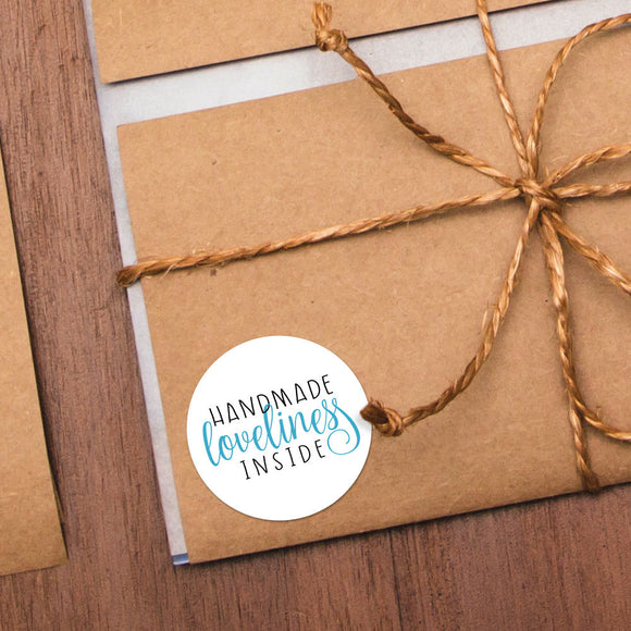 Handmade Loveliness Inside - Stickers