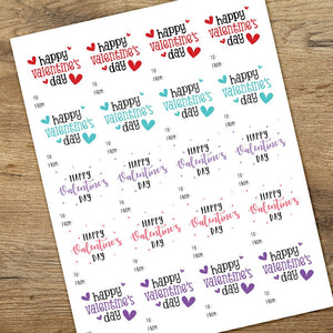 Happy Valentine's Day Mix (Gift Tag) - Stickers