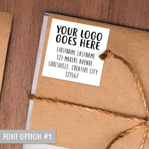 Return Address (Your Logo) - Custom Stickers