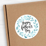 Happy Father's Day (Wreath) - Stickers