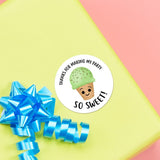 Thanks For Making My Party So Sweet (Ice Cream) - Stickers