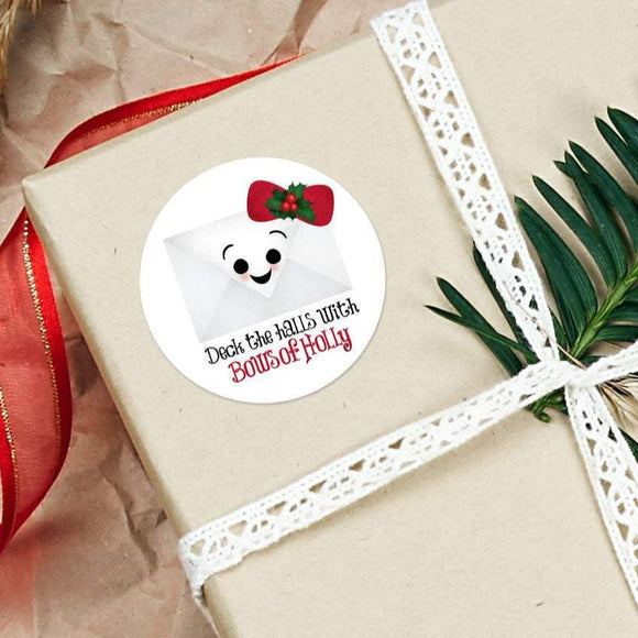 Deck The Halls With Bows Of Holly - Stickers