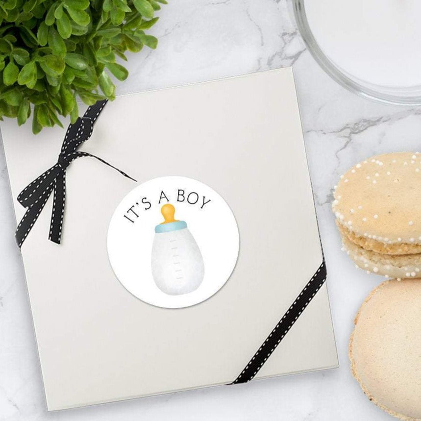 It's A Boy (Baby Bottle) - Stickers – A Little Leafy
