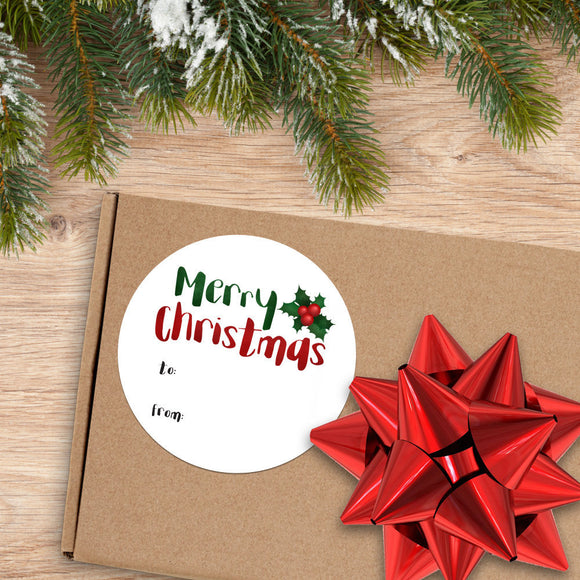 Merry Christmas (Gift Tag) - Stickers
