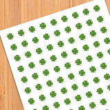 Happy Four Leaf Clover - Mini Stickers