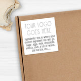 Your Logo And Ingredients - Custom Stickers