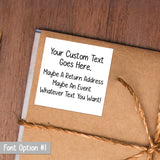 Your Text (Address Or Event) - Custom Stickers