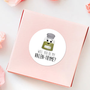 Will You Be My Valen-thyme - Stickers