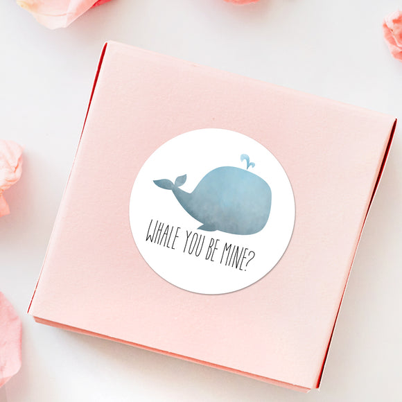 Whale You Be Mine - Stickers