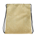 Mermaid Tail Pattern - Drawstring Bag