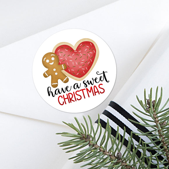 Have A Sweet Christmas (Cookies) - Stickers