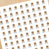 Chocolate Chip Cookie (Flavor) - Mini Stickers