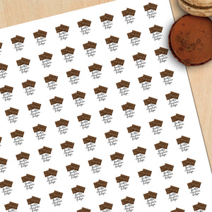 Double Chocolate Fudge (Flavor) - Mini Stickers