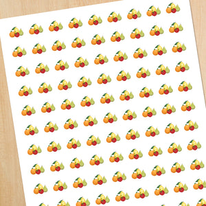 Tutti Frutti (Fruit Flavor) - Mini Stickers