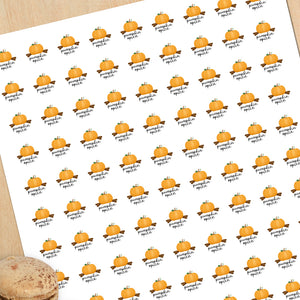 Pumpkin Spice (Flavor) - Mini Stickers