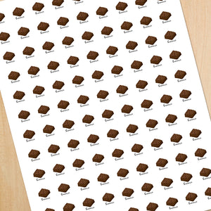 Brownies (Flavor) - Mini Stickers