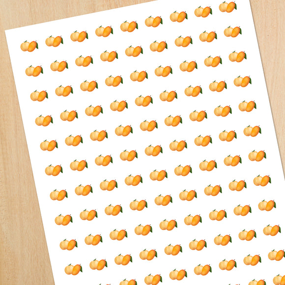 Peach Mango (Fruit Flavor) - Mini Stickers