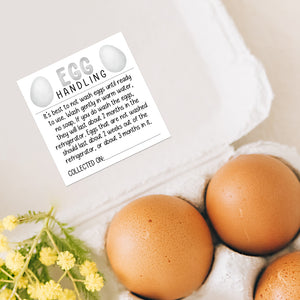 Egg Handling - Stickers