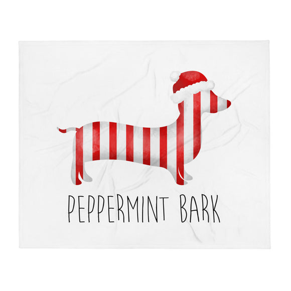 Peppermint Bark - Throw Blanket