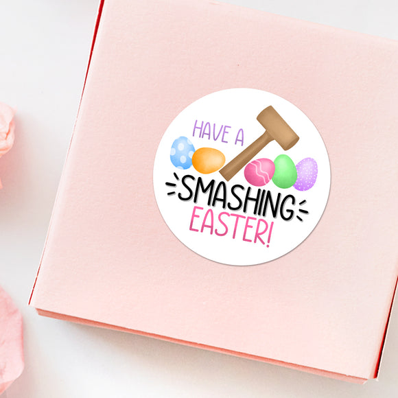 Have A Smashing Easter (Smash Cake Hammer) - Stickers