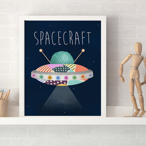 Spacecraft - Ready To Ship 8x10" Print
