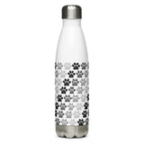 Paw Prints Pattern - Water Bottle