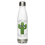 Sun's Out Guns Out (Cactus) - Water Bottle