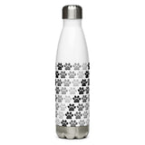 Paw Prints Pattern - Water Bottle