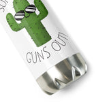 Sun's Out Guns Out (Cactus) - Water Bottle