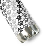 Paw Prints Pattern - Water Bottle