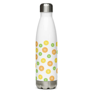 Citrus Fruit Pattern - Water Bottle