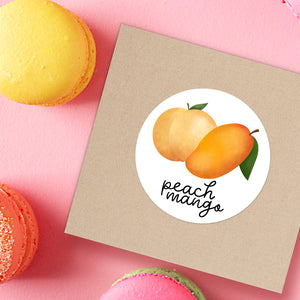 Peach Mango (Fruit Flavor) - Stickers