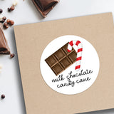 Chocolate Candy Cane (Flavor) - Stickers