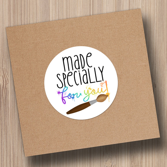 Made Specially For You (Paintbrush) - Stickers