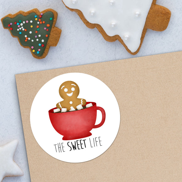 The Sweet Life (Gingerbread & Hot Cocoa) - Stickers