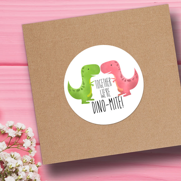 Together We're Dino-Mite - Stickers
