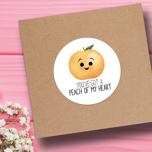 You've Got A Peach Of My Heart - Stickers