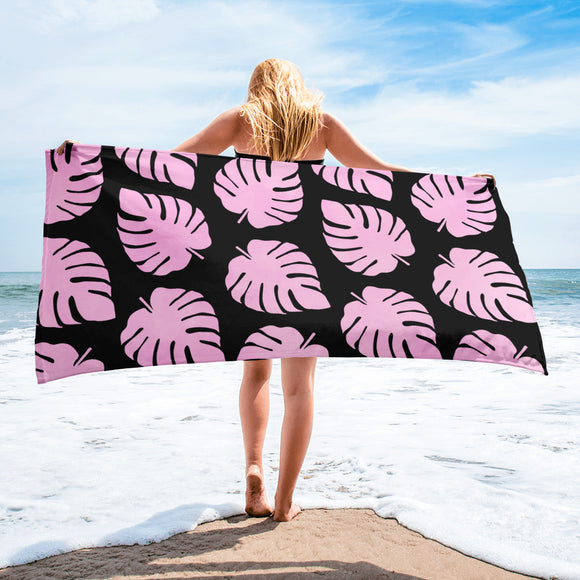 Monstera Leaf Pattern - Towel