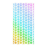 Rainbow Lips (Faux Glitter) Pattern - Towel