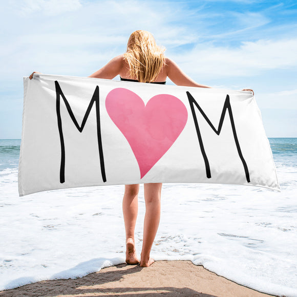 Mom (Heart) - Towel