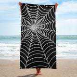 Spiderwebs (Faux Glitter) - Towel